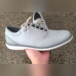 Nike Air Jordan Adg 4 Wolf Grey-White-Grey Golf Cleats Sz 11.5 [DM0103-010]